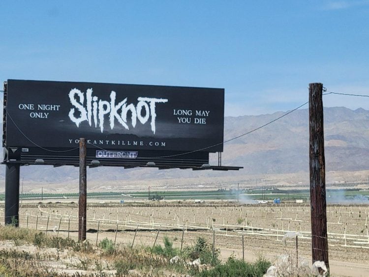 SLIPKNOT Has A Mysterious Billboard In California & A Cryptic Website