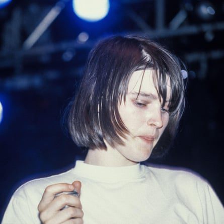 Trish Keenan of Broadcast on stage at Reading Festival, August 1997.