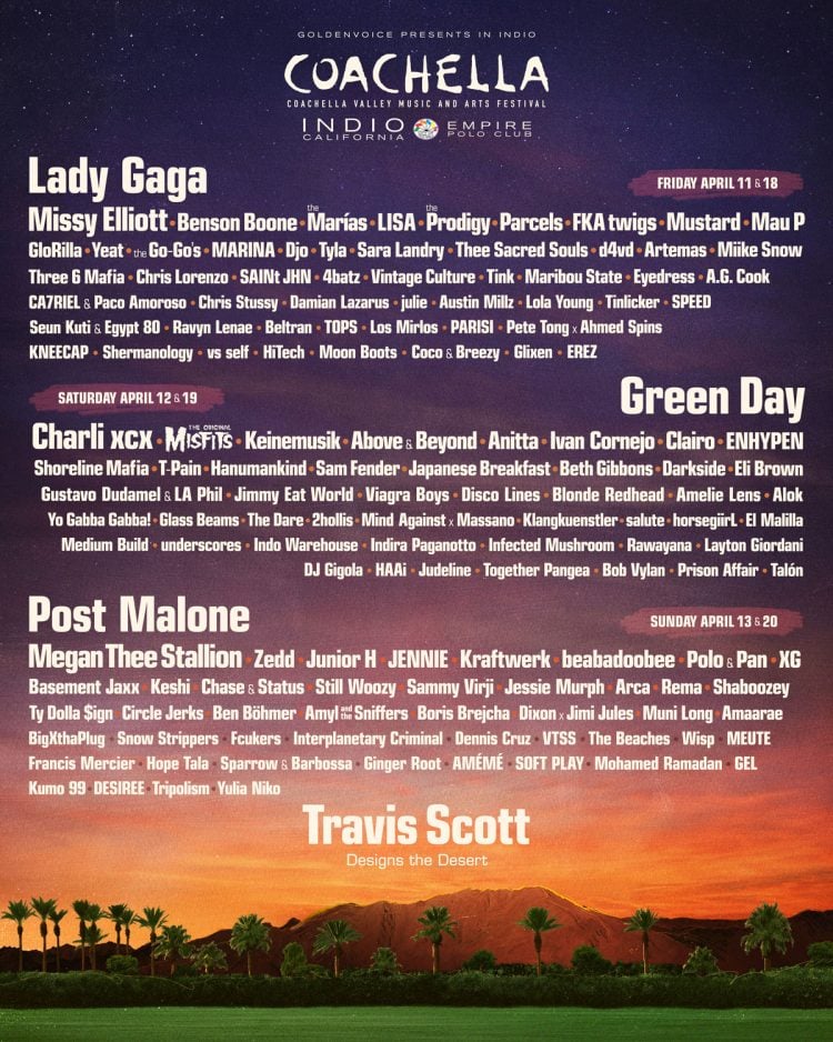 Shout Out To MISFITS For Being The Only Logo Band On Coachella's Poster