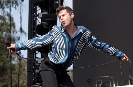 On the Twin Peaks stage during the 2018 Outside Lands festival at Golden Gate Park.