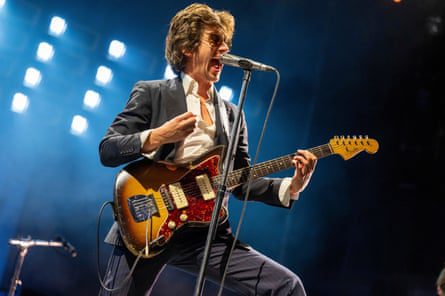 Alex Turner of Arctic Monkeys at Ameris Bank Amphitheater in the US, 2023