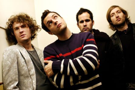 From left: David Keuning, Brandon Flowers, Ronnie Vannucci, Mark Stoermer of the Killers.