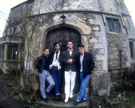Rourke, Marr, Morrissey and Joyce pictured in 1987.
